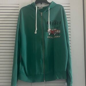 Ford Green Hoodie with Bronco Graphic